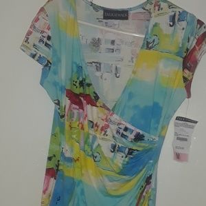 Talk of The Walk Multi. Print Dress